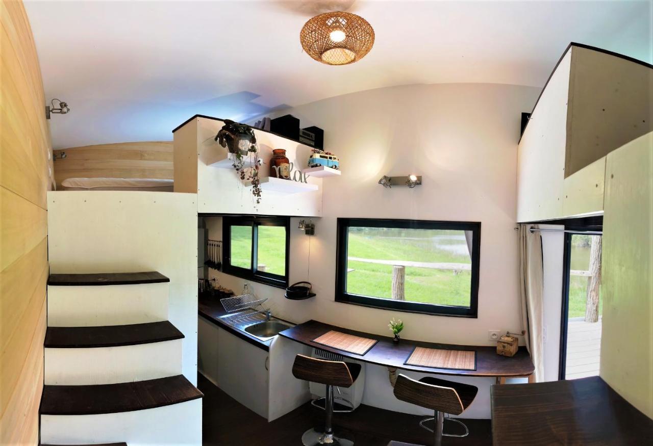 Saint-BazileLa Tiny House Terra Nostraアパートメント エクステリア 写真